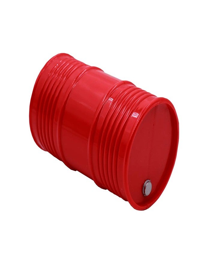 Treehobby RC Truck Oil Drum/Plastic Oil Drum Container for 1:10 SCX10 CC01 D90 RC4WD RC Rock Crawler Decorative Accessories(Red) - Image 2